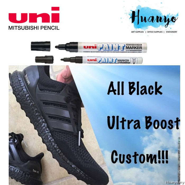 Uni Paint Marker Fine / Medium Tip Black (Boost NMD Midsole Shoes