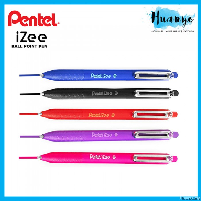 Pentel iZee Retractable Ball Point Pen Colour [BX470]
