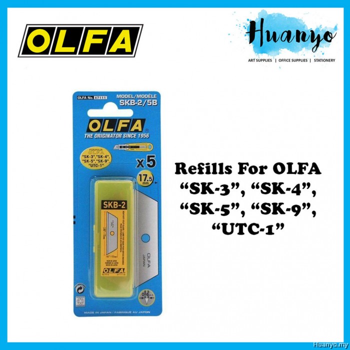 OLFA SKB-2/5B Trapezklinge - Packung mit 5 Stück OLFA SKB-2/5B Trapezklinge - Packung mit 5 Stück