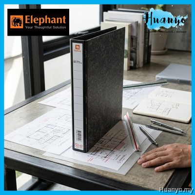 Elephant 2D A4 Ring File Arch file 25mm (222F) (With Clip/Without Clip)