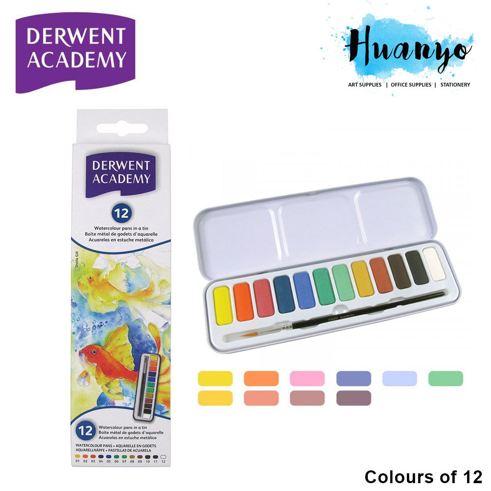 derwent watercolour 12