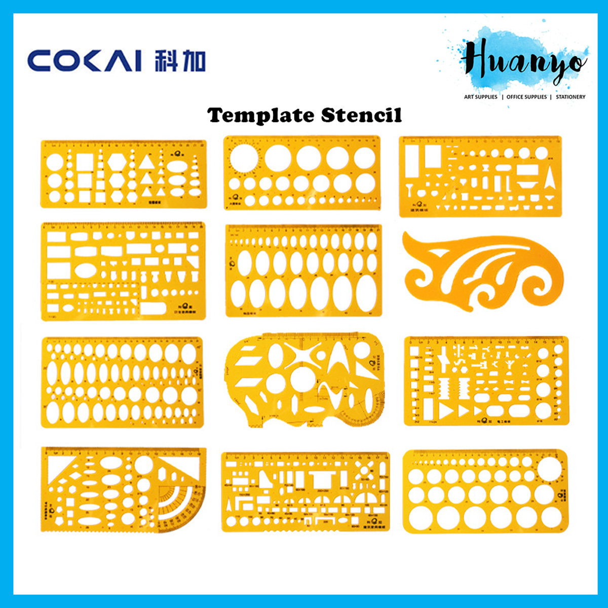 Traceease Geometrische Opstellen Isometrische Ellips Template Tekening Stencil, Ontwerpen Sjabloon Meten Heerser