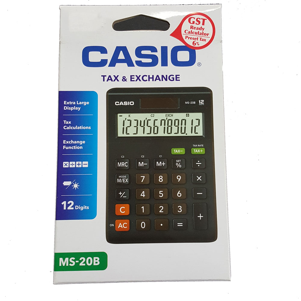 Casio Calculator MS20B