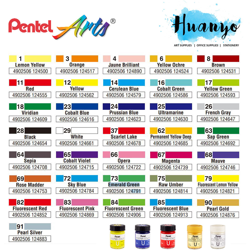 Pentel color clearance