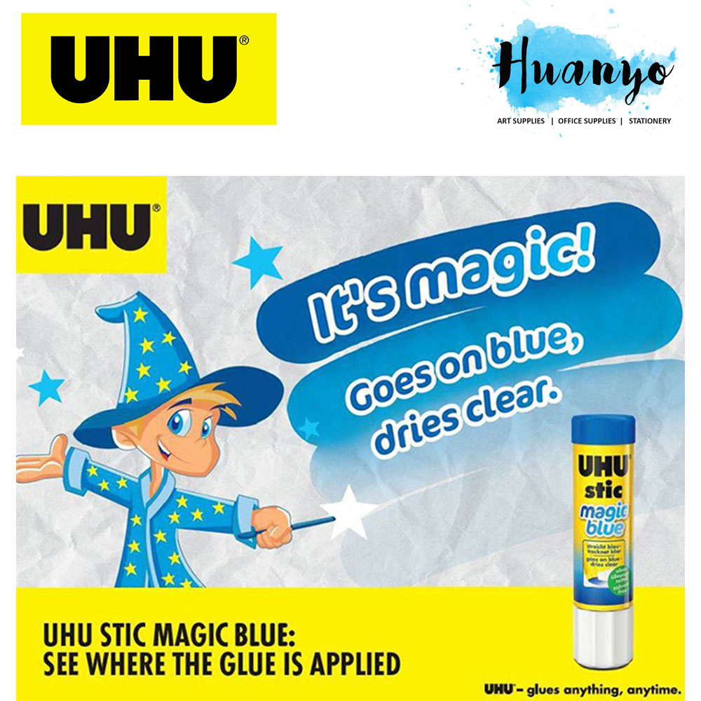 UHU Stic, 40g, Pack Of 5, The Proven Glue Stick, Strong, Fast, Solvent Free, Clean, Safe