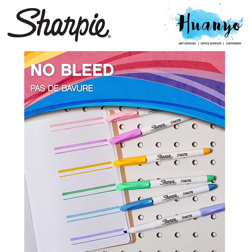 Sharpie S Note Pastel Colours Creative Marker Highlighter (Chisel