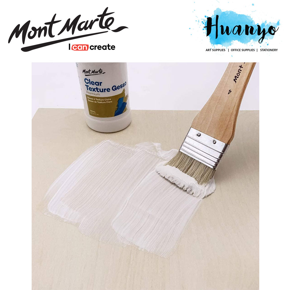 Mont Marte Clear Texture Gesso 250ML