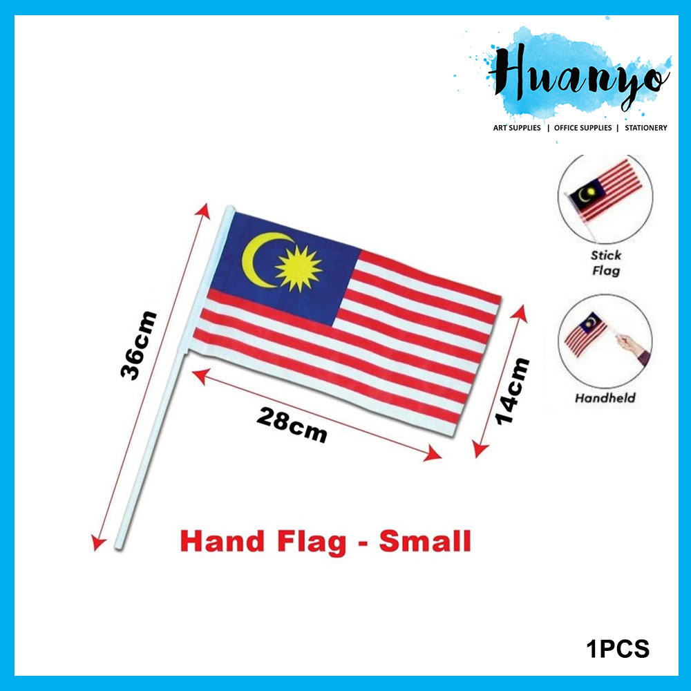 Malaysia & State Flag / Bendera Malaysia & Negeri [Hand / Bunch