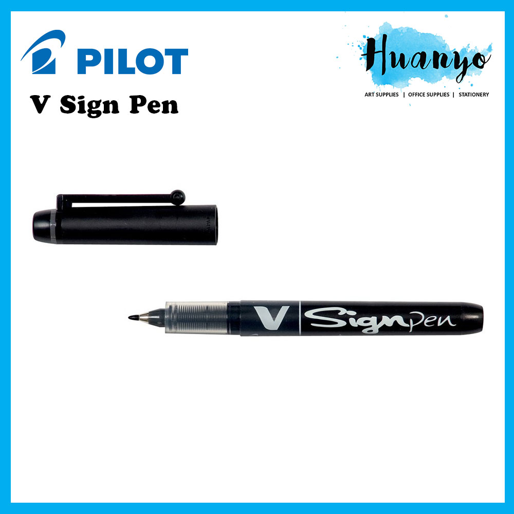 Pilot V Signature Sign Pen 2.0MM (Black/Blue/Red Ink)