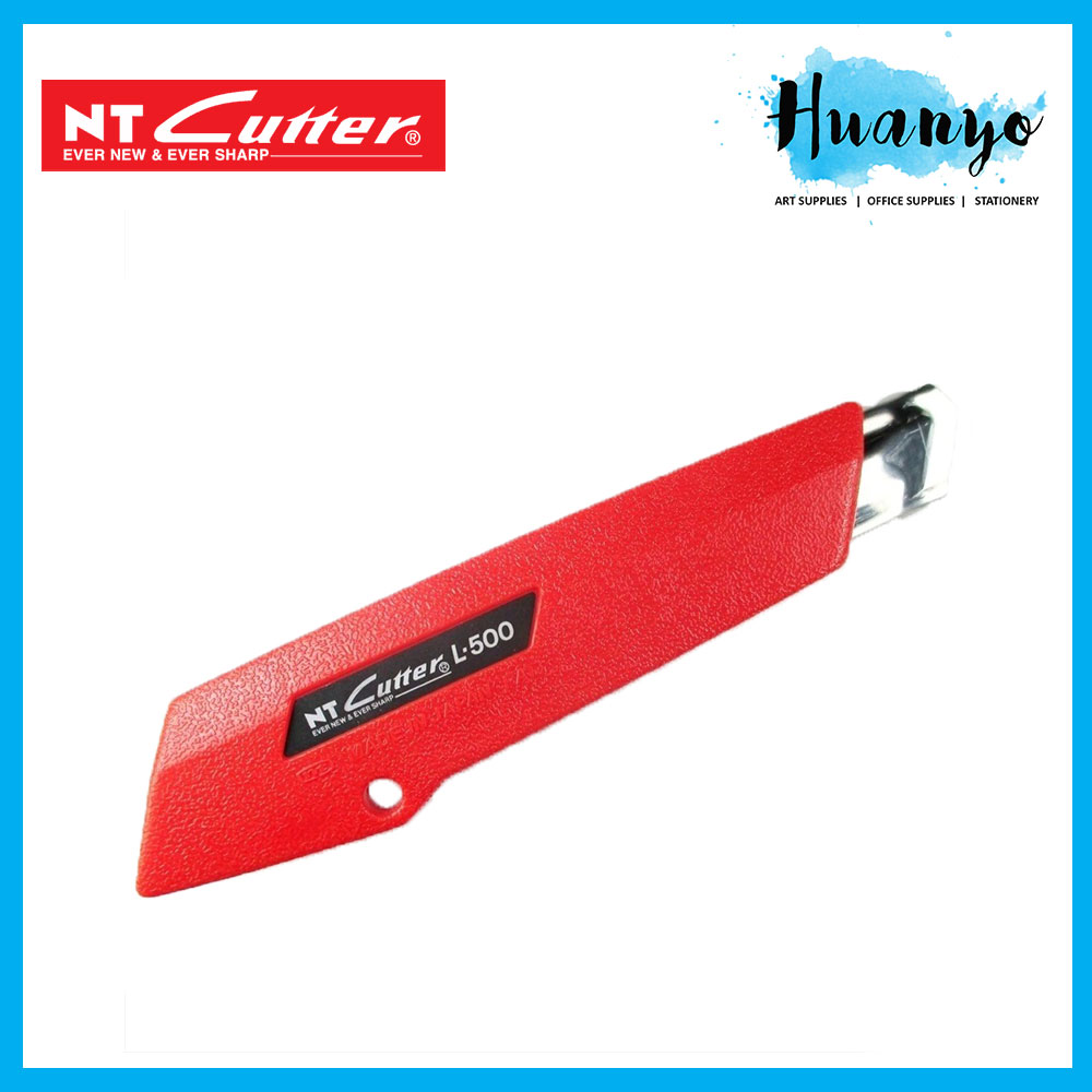 NT Cutter L-500P/L-500GP Cutter Knife Screw-Locking-System Durable Slider  (Made in Japan)
