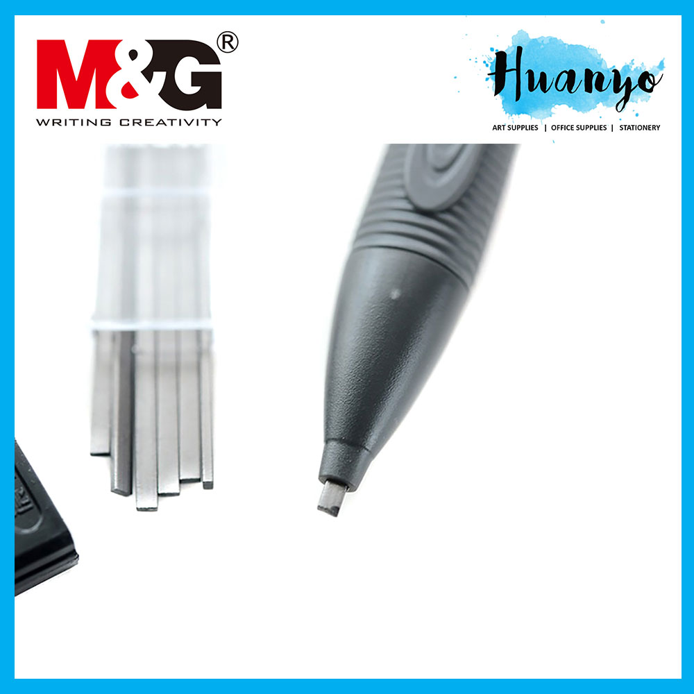 M&G Mechanical Pencil Flat Chisel Lead 2B 1.8MM Size For Jawi (ASL36201)